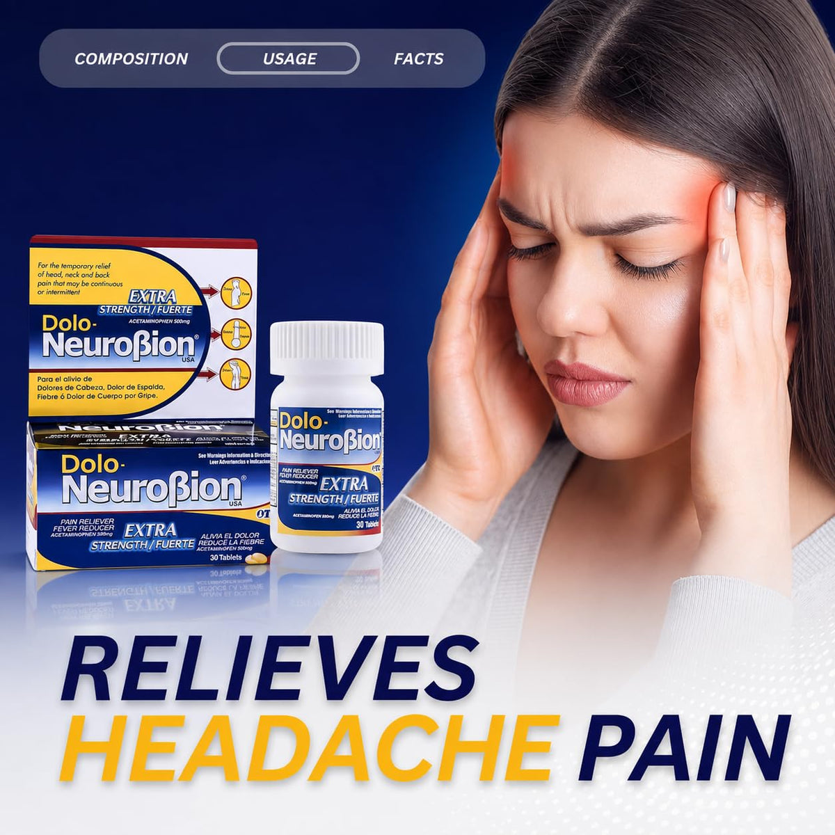 Neurobion Dolo B Complex Tablets - 30 Tablets - image 7