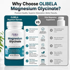 OLIBELA Magnesium Glycinate 1,420mg - 180 Vegetarian Capsules - image 4