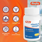 Rugby Vitamin B Complex with Vitamin C - 130 Caplets - image 7