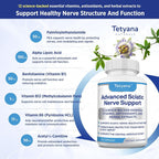 Tetyana naturals Sciatic Nerve Support Relief Supplement: Alpha