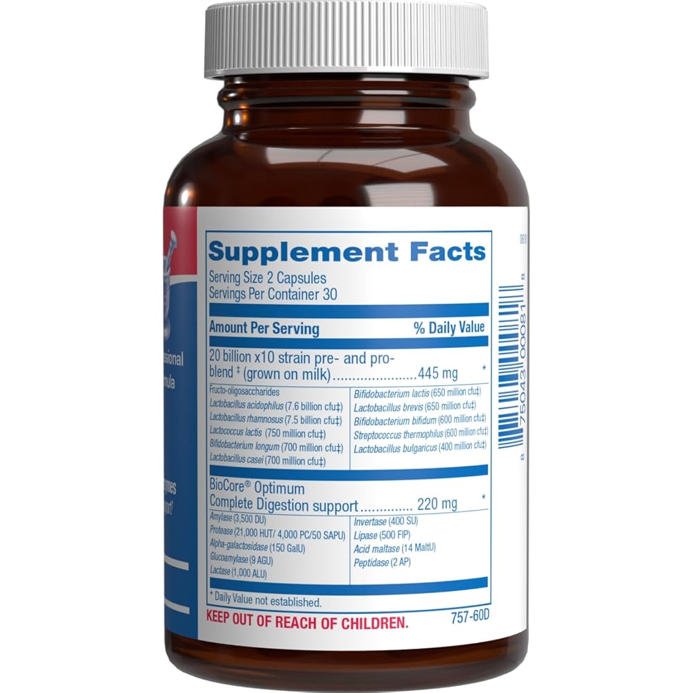 Anabolic Laboratories Digestive Enzymes with Probiotics - 60 Capsules - image 2
