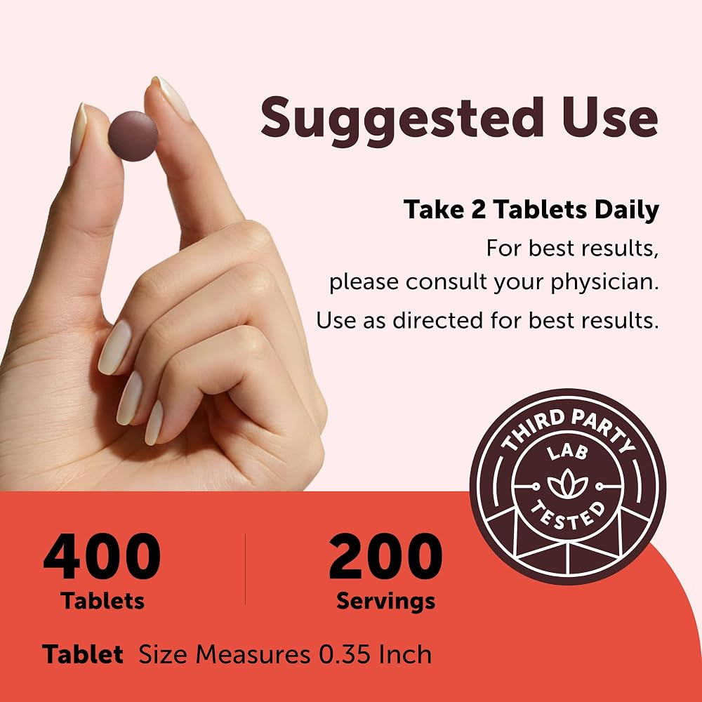 Micro Ingredients Beet Root with Grape Seed Extract & CoQ10 - 400 Tablets - image 4