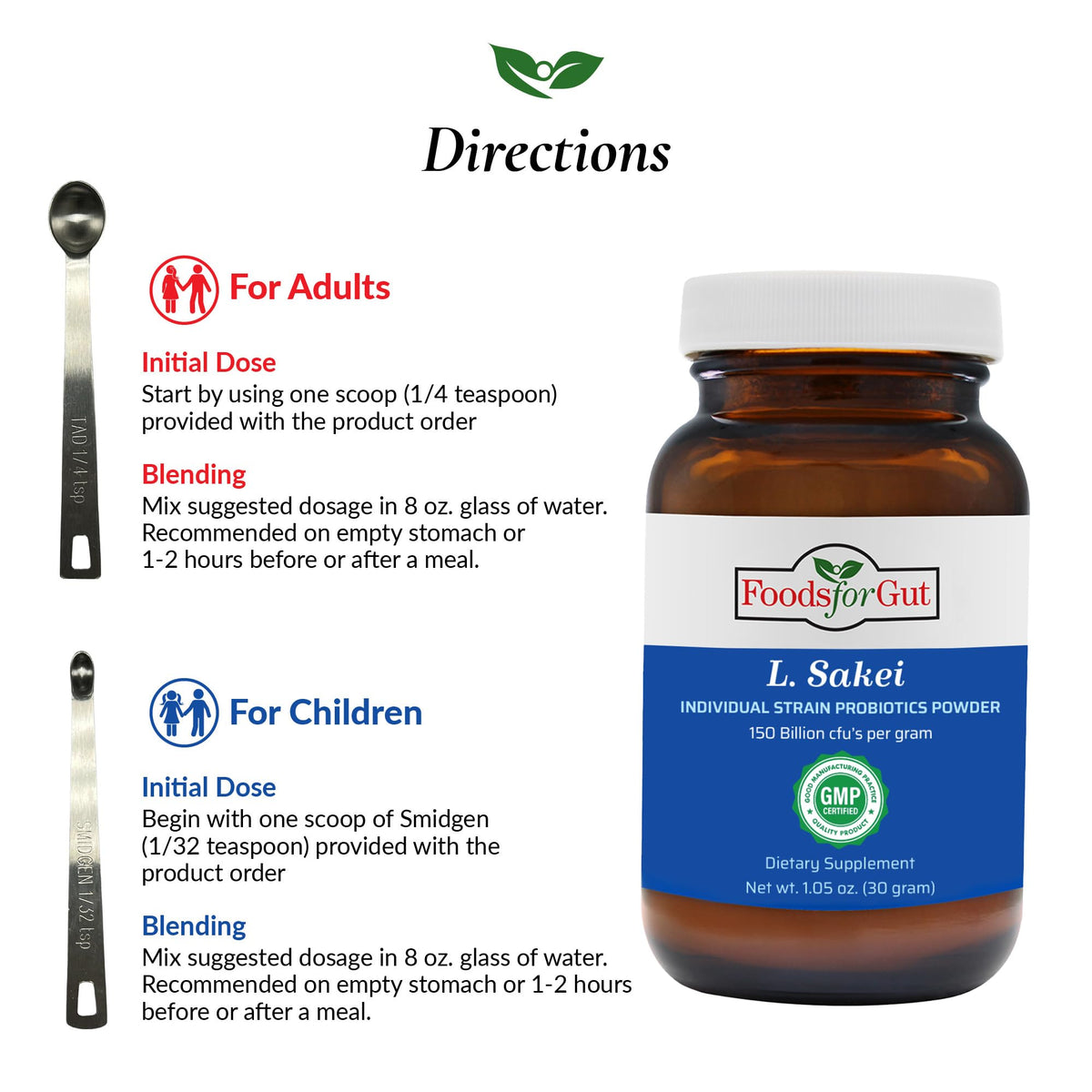 Foods For Gut Lactobacillus Sakei Probiotic Powder - 30g - image 5