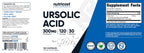 Nutricost Ursolic Acid 300mg - 120 Vegetarian Capsules - image 6