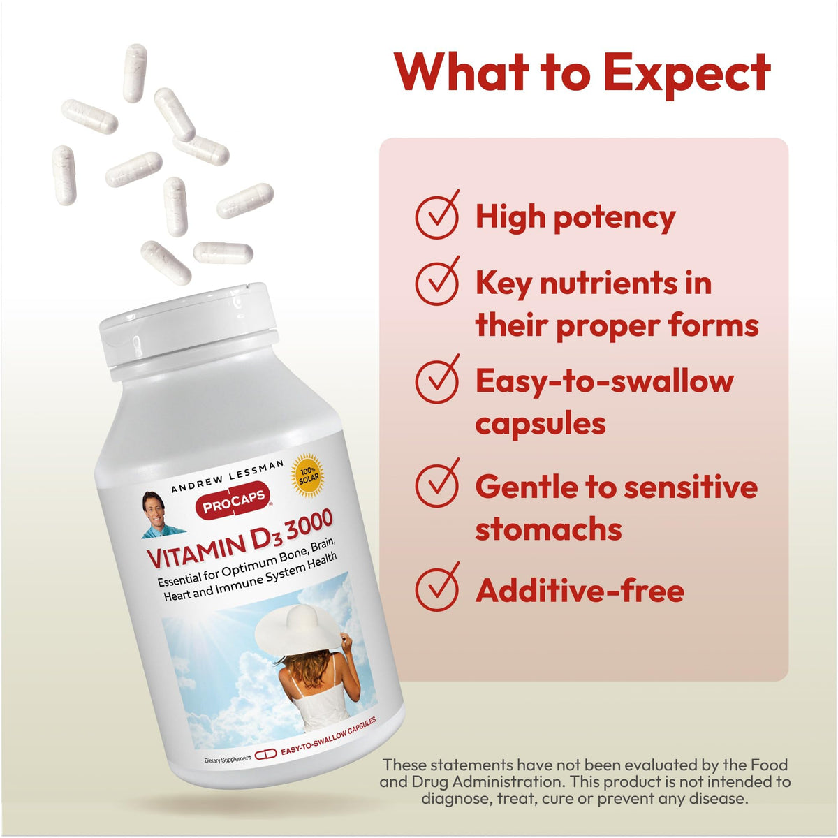 ANDREW LESSMAN Vitamin D3 Capsules