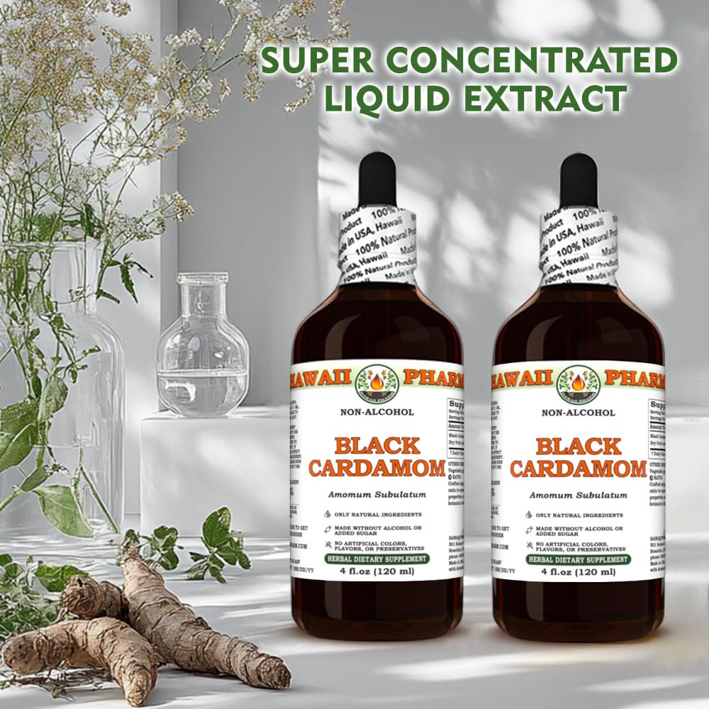 Hawaii Pharm Black Cardamom Alcohol-Free Extract - 32 fl oz - image 9