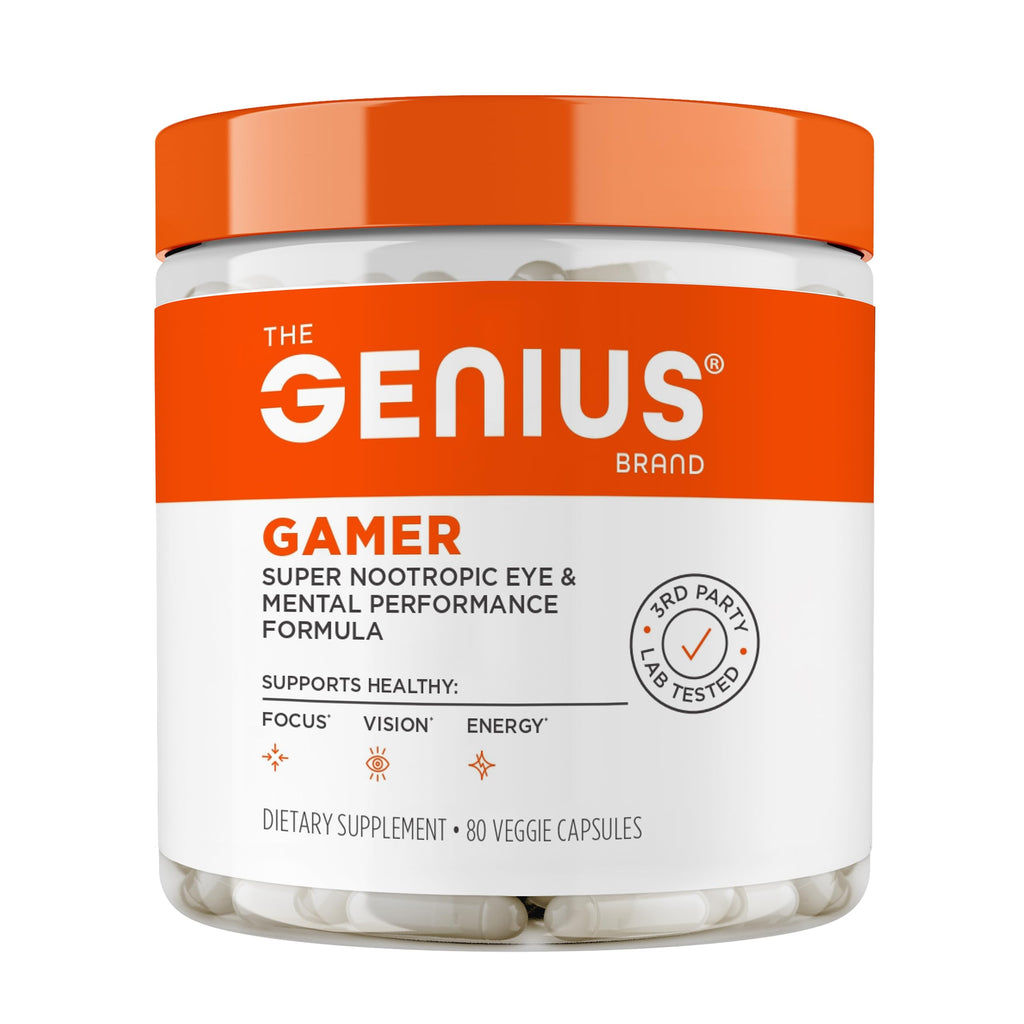 The Genius Brand Genius Gamer Nootropic Gaming Focus Supplement - 80 Capsules - image 4