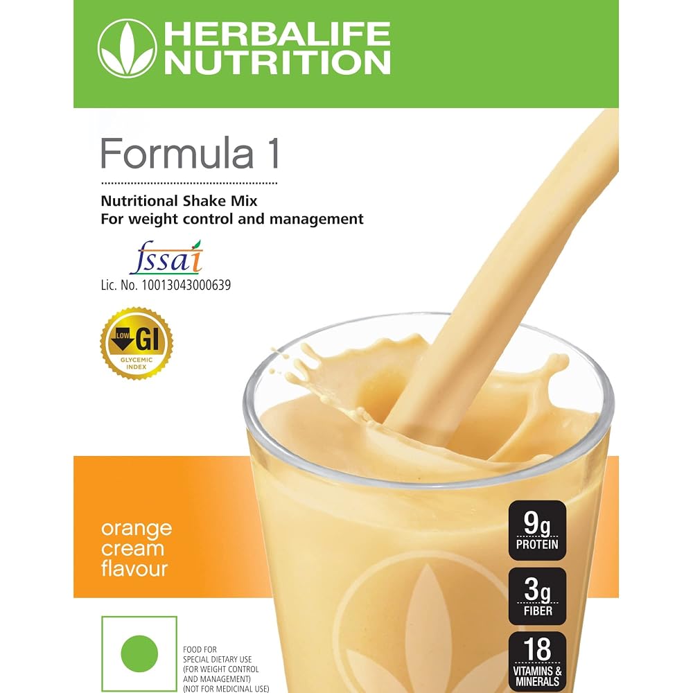 Herbalife Formula 1 Nutritional Shake Mix Orange Cream - 500g Pack of 2 - image 3