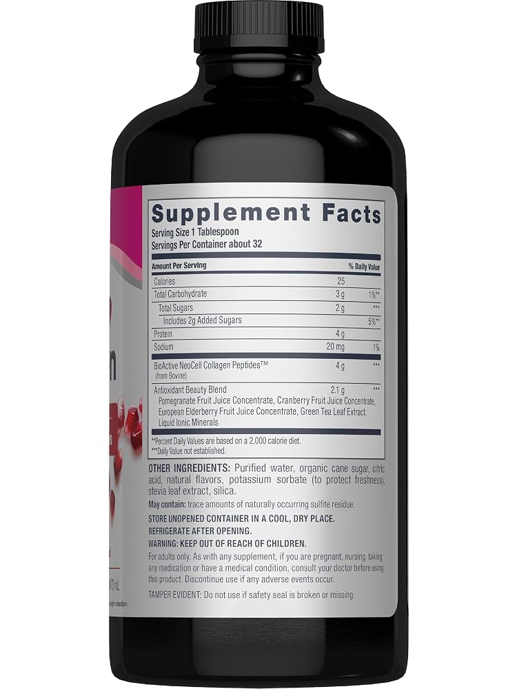 NeoCell Advanced Liquid Collagen 4000 mg - 16 Fl Oz - image 3