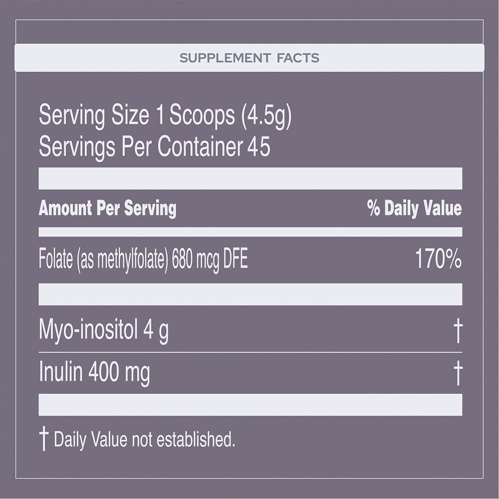 Holiherb Myo Inositol + Methylfolate Supplement for Women - 45 Servings - image 7