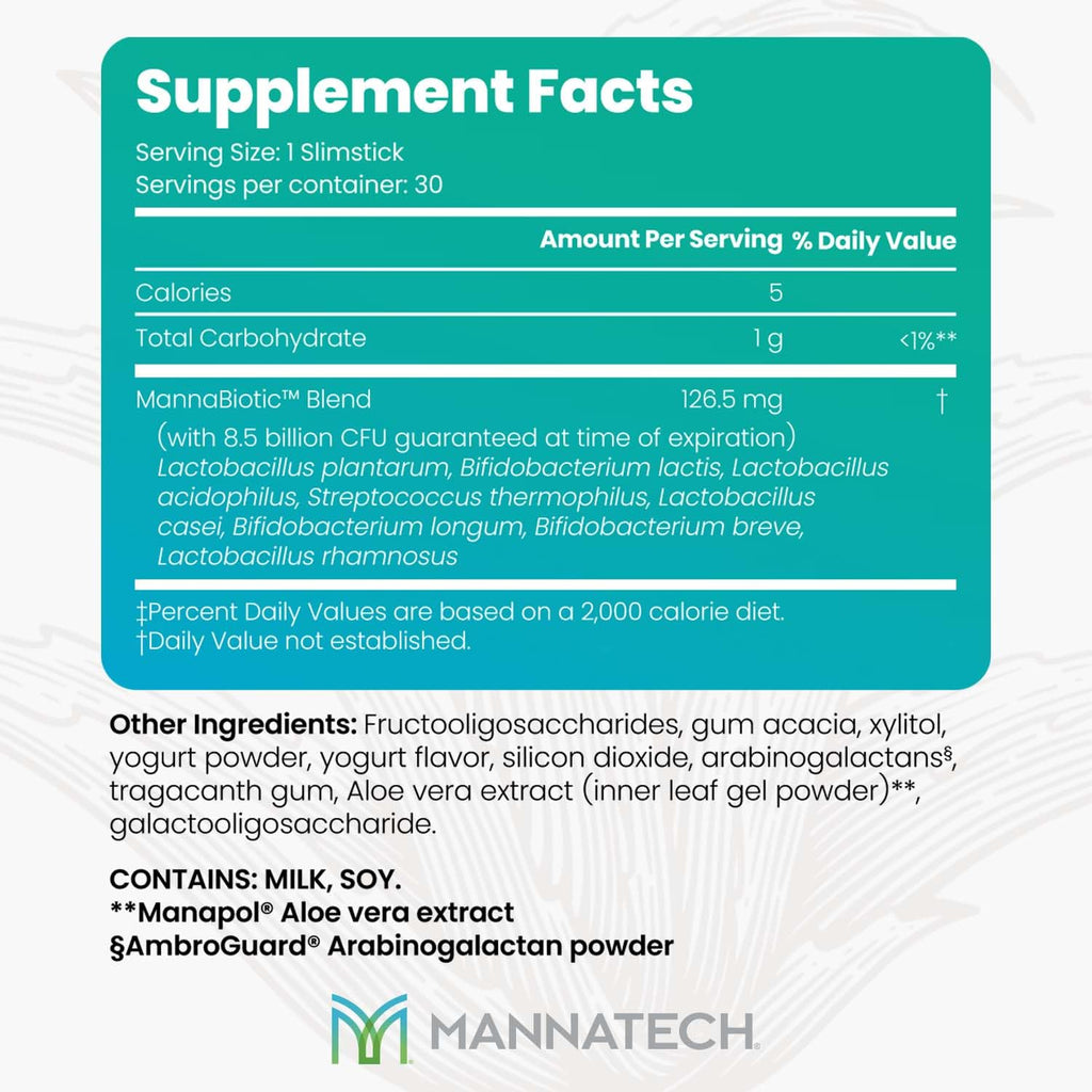 Mannatech GI-ProBalance Prebiotic Probiotic Powder - 30 Slimsticks - image 2