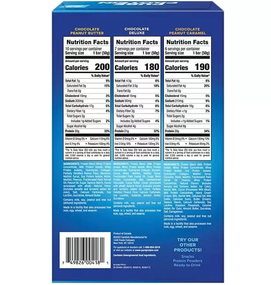 NEYUM Pure Protein Bars High Protein Energy Support - 23 Pack - image 2