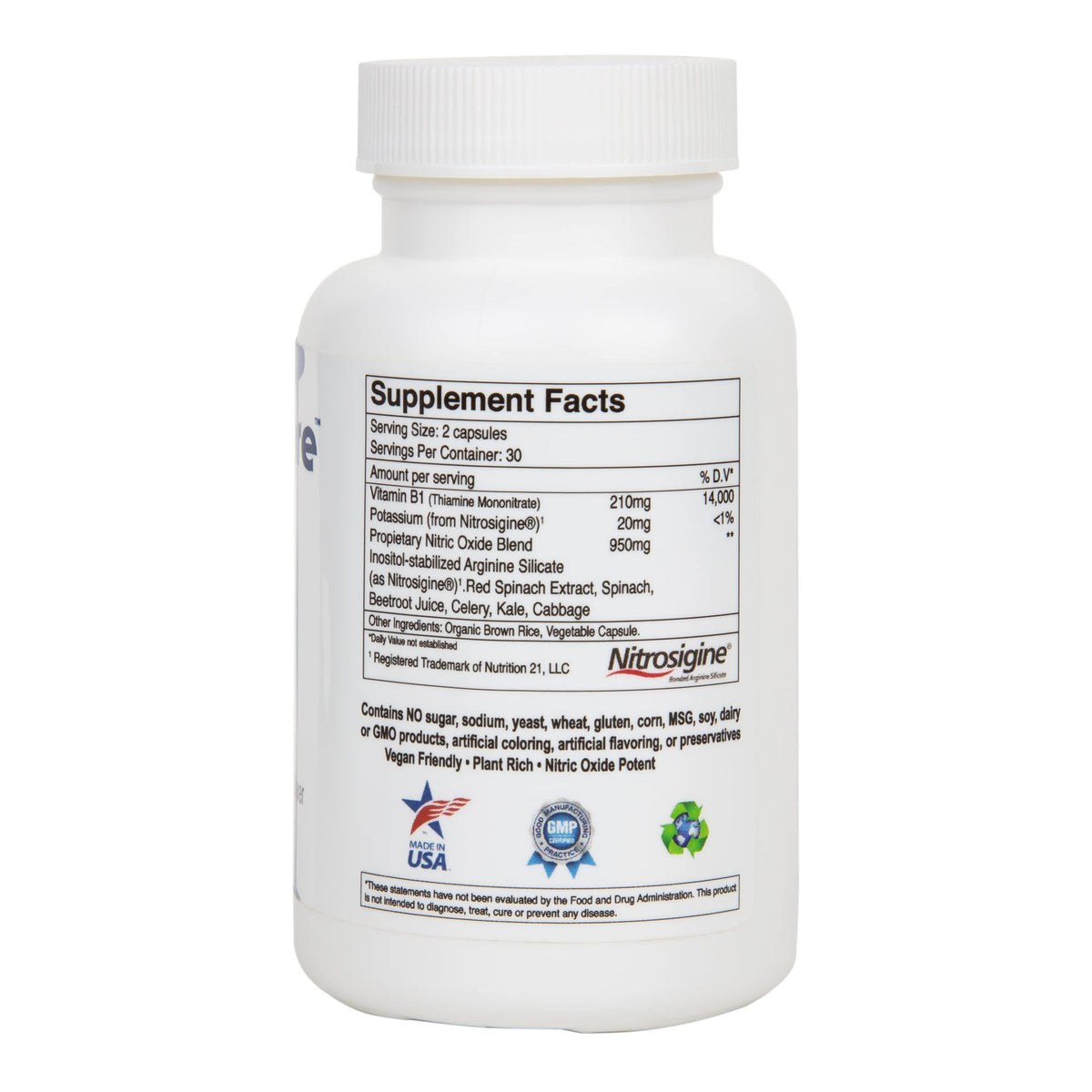 cardiaware Intelligent Nitric Oxide Complexer - 60 Capsules - image 2