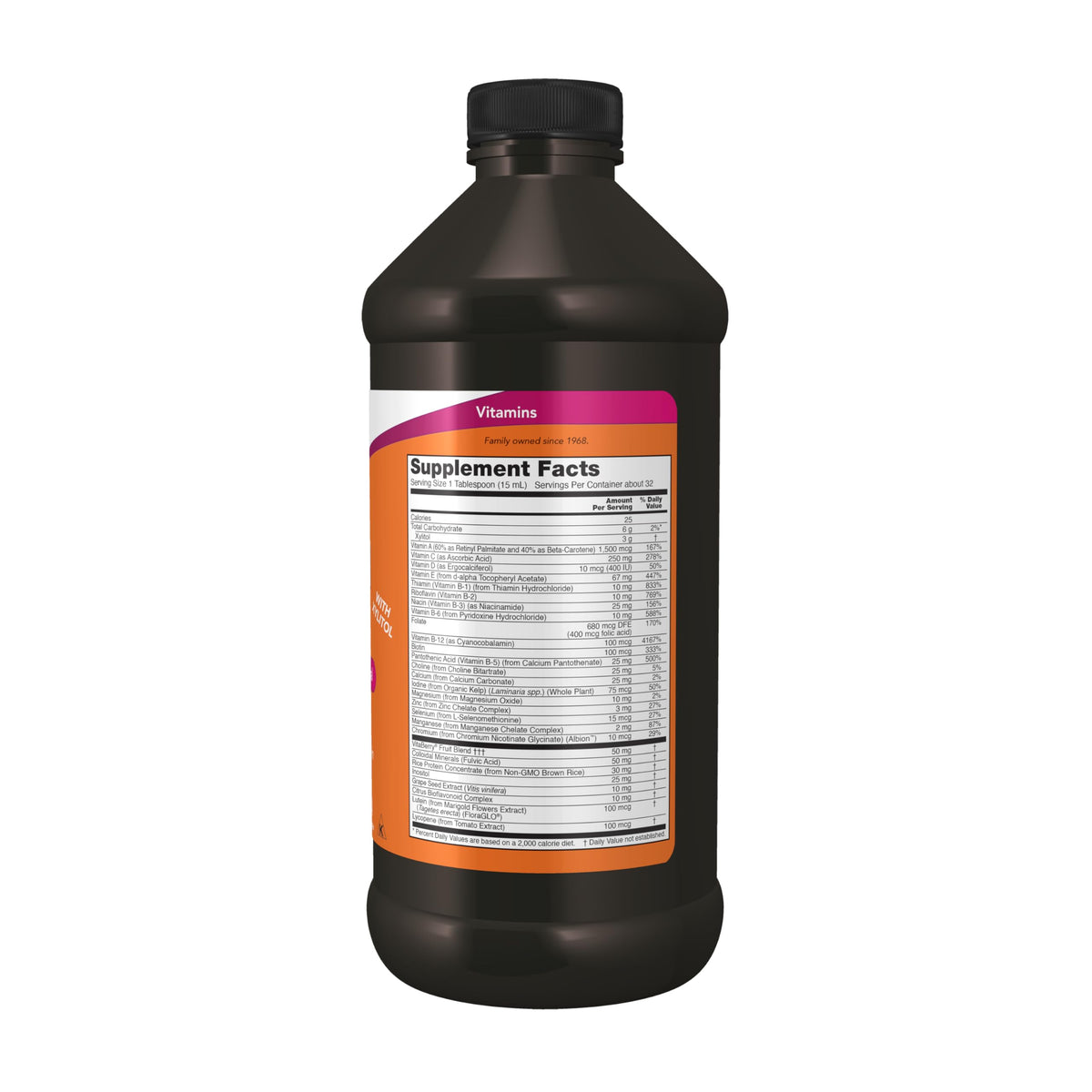 NOW Supplements, Liquid Multi, Fast Absorption, with Added