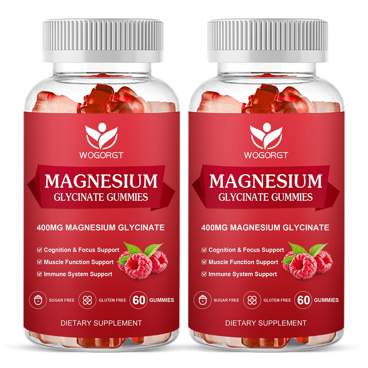 WOGORGT Magnesium Glycinate Gummies Mix