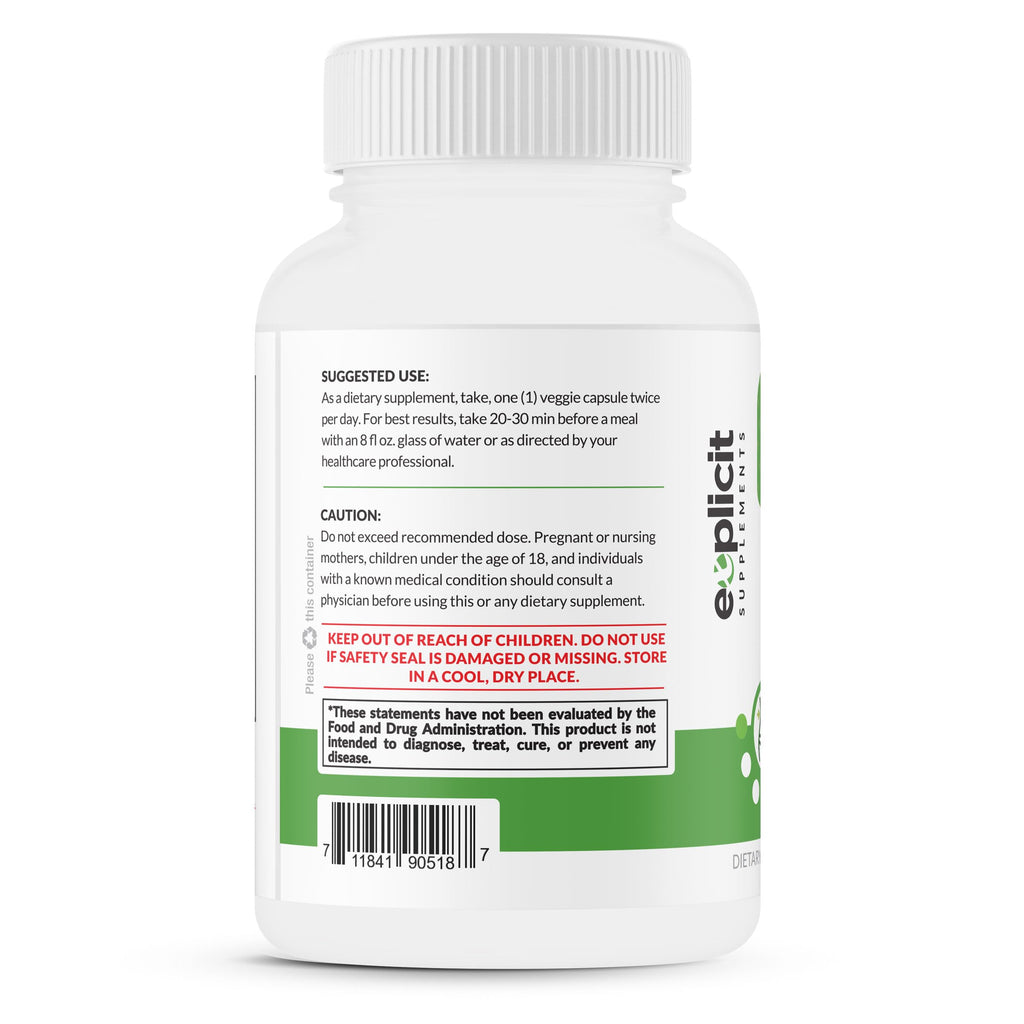 eXplicit Supplements Garcinia Cambogia 95% HCA 1400mg - 60 Capsules - image 6
