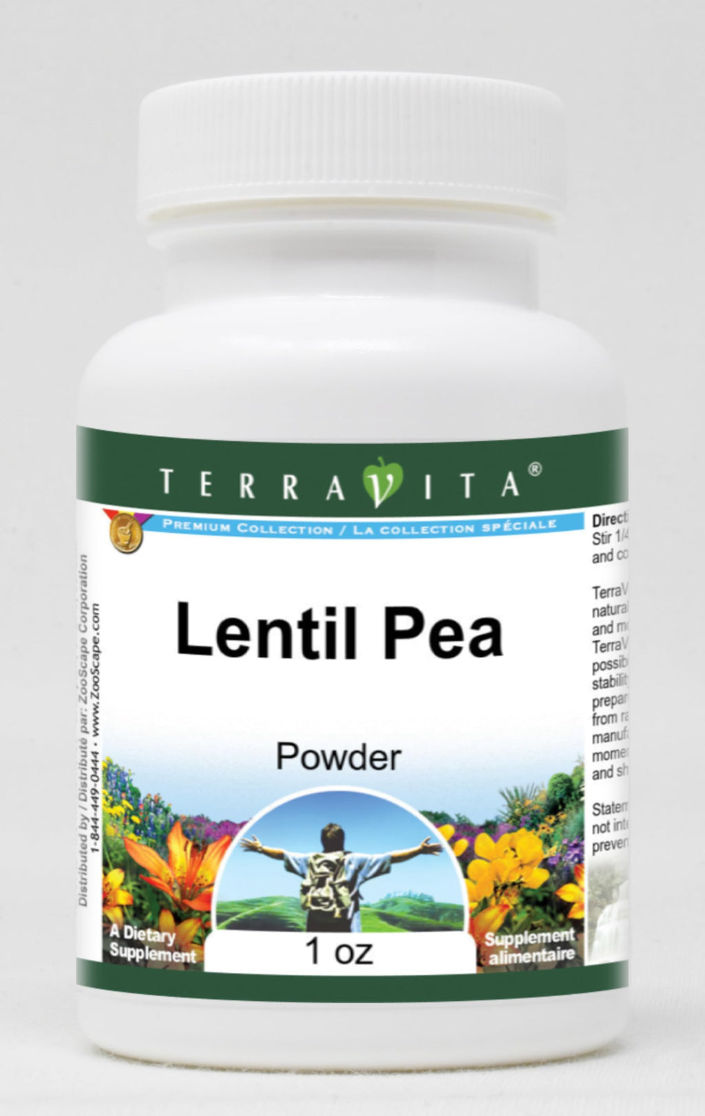 Terravita Lentil Pea Powder - 3 Pack (1 oz each)