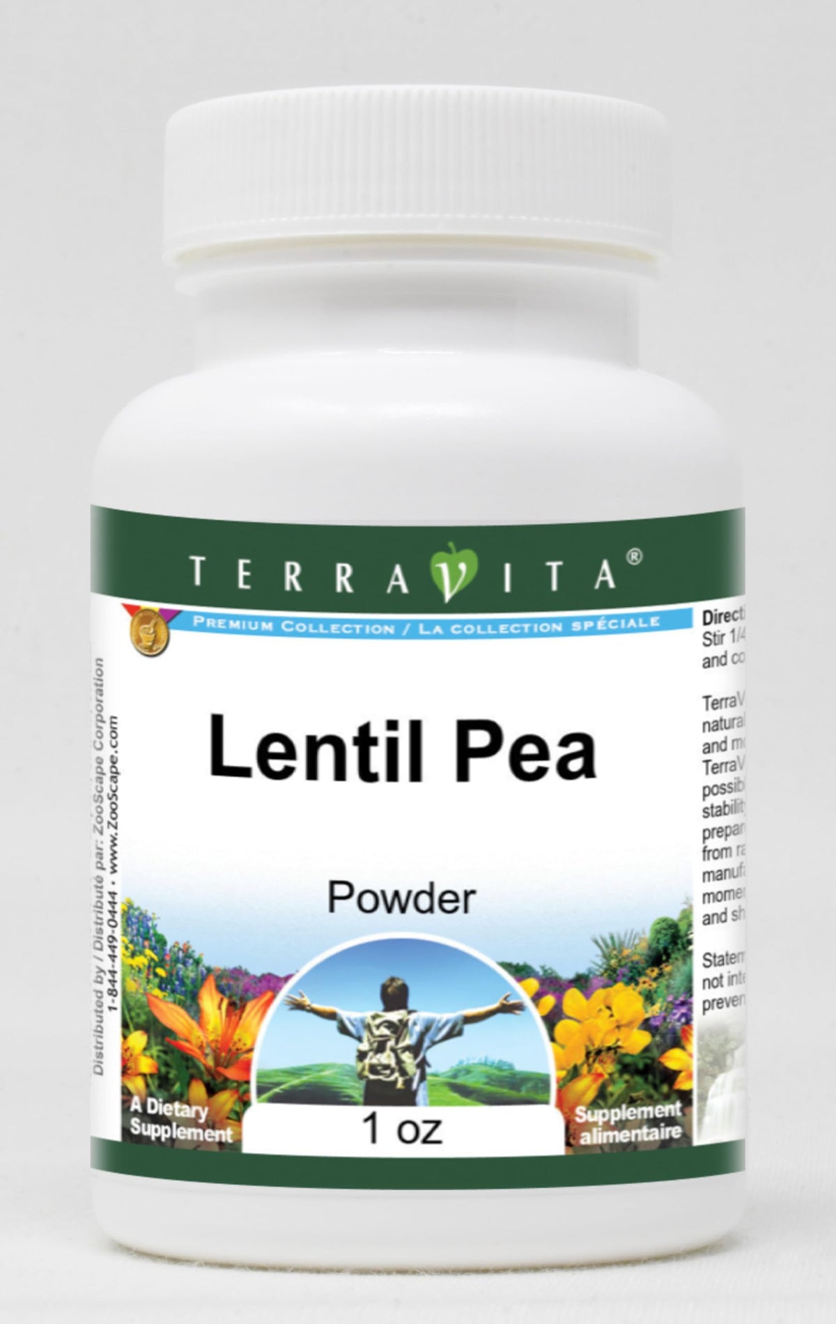 Terravita Lentil Pea Powder - 3 Pack (1 oz each)