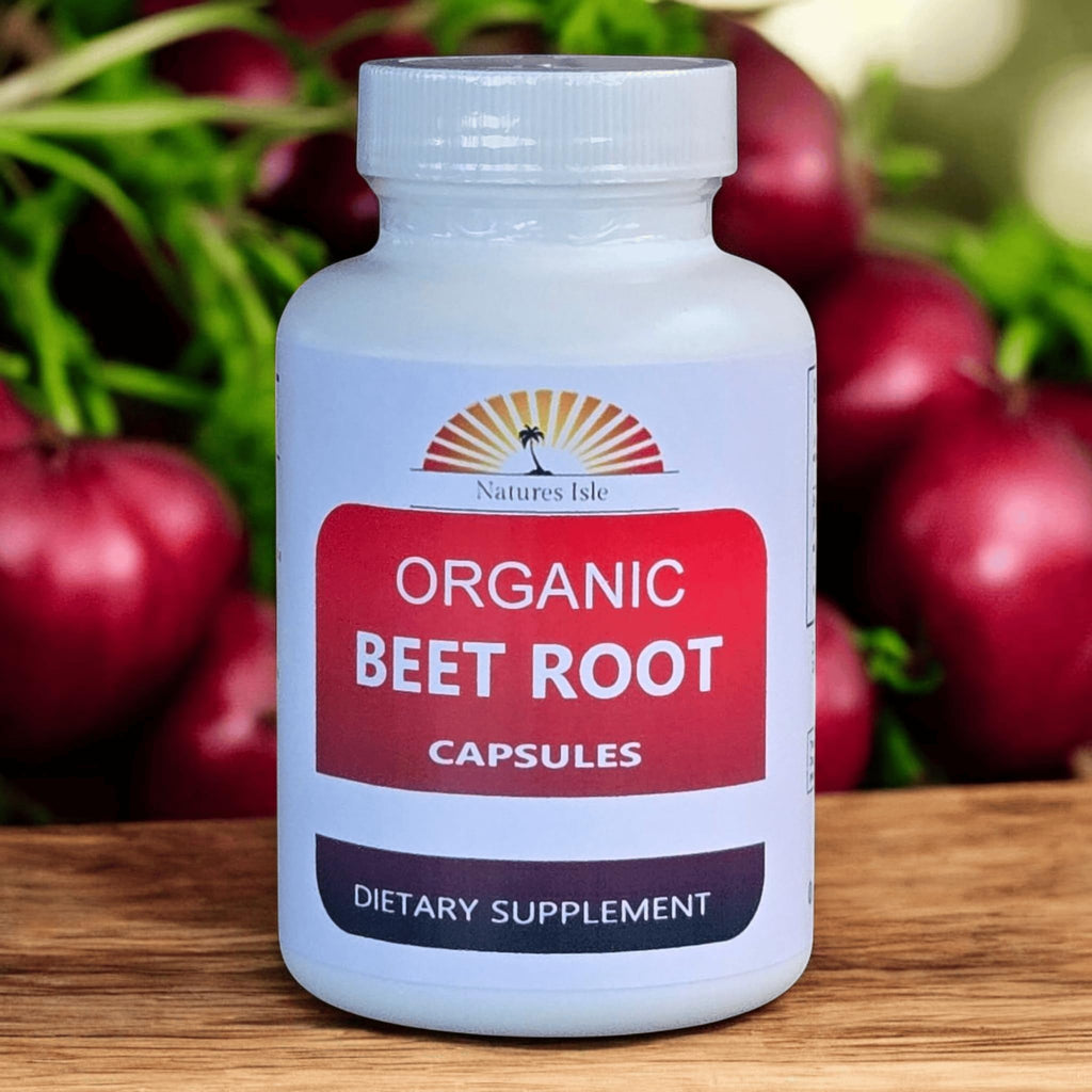 Herbal Island Organic Beet Root Capsules - 120 Count