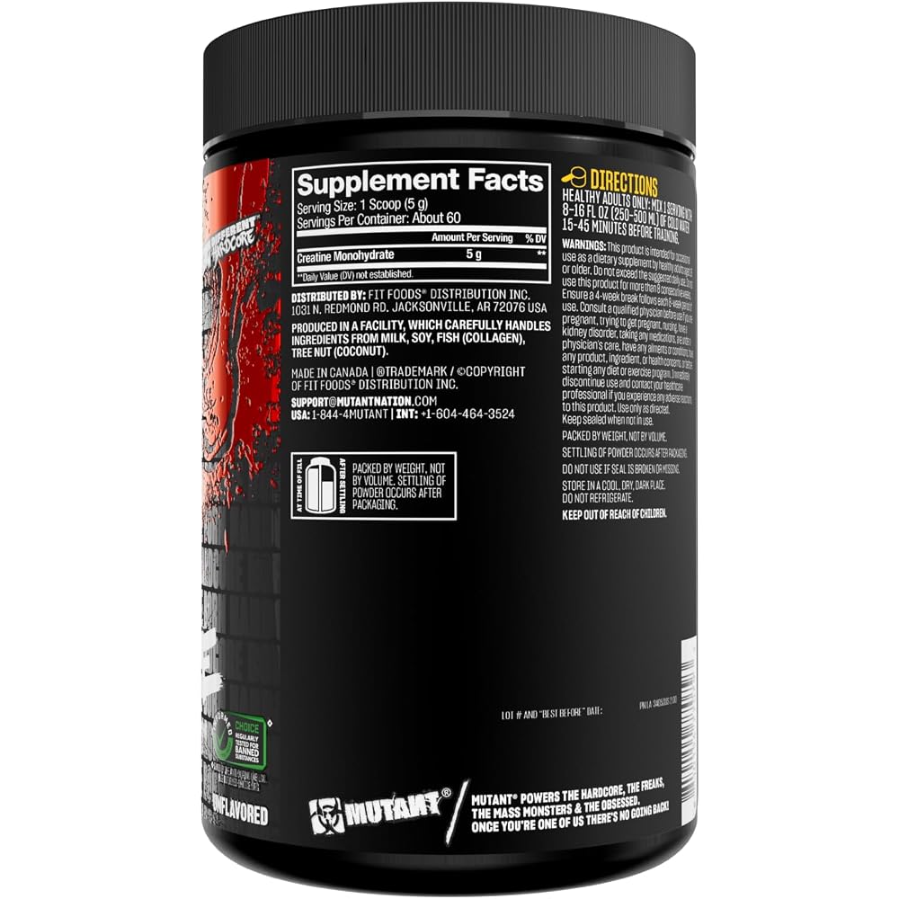 Mutant Creatine Monohydrate Micronized Powder - 300 g - image 8