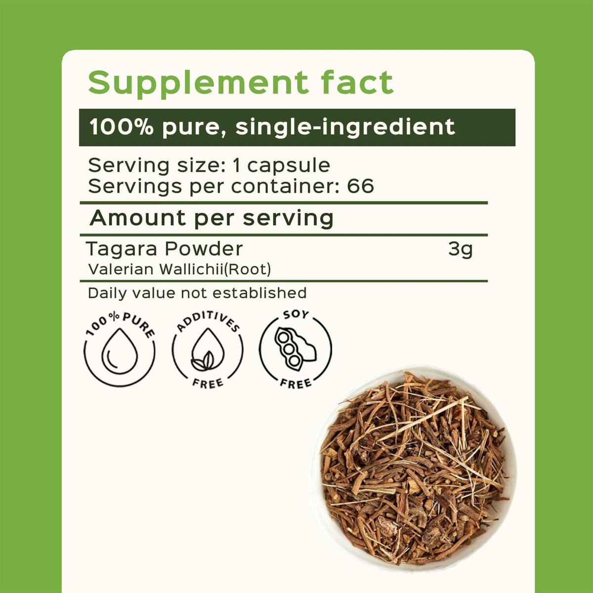 bixa BOTANICAL Valerian Root Powder for Sleep - 200g - image 2