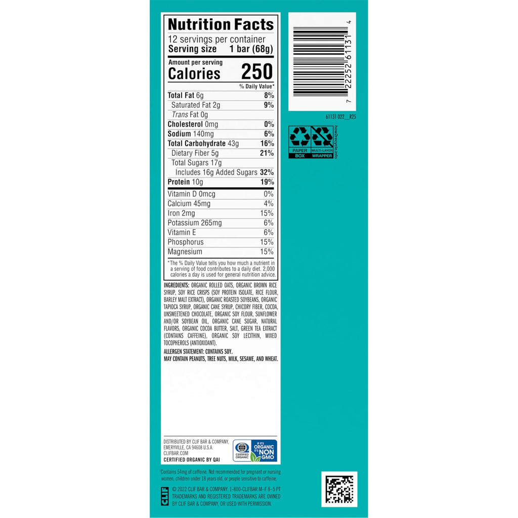 CLIF Bar Cool Mint Chocolate Energy Bars - 12 Pack - image 12