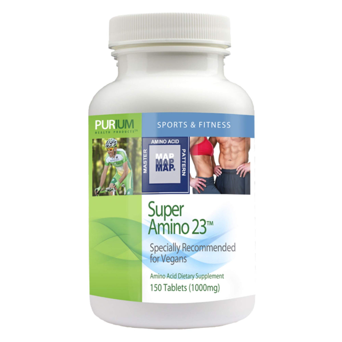 Purium Super Amino 23 BCAA & Essential Amino Acid - 150 Tablets
