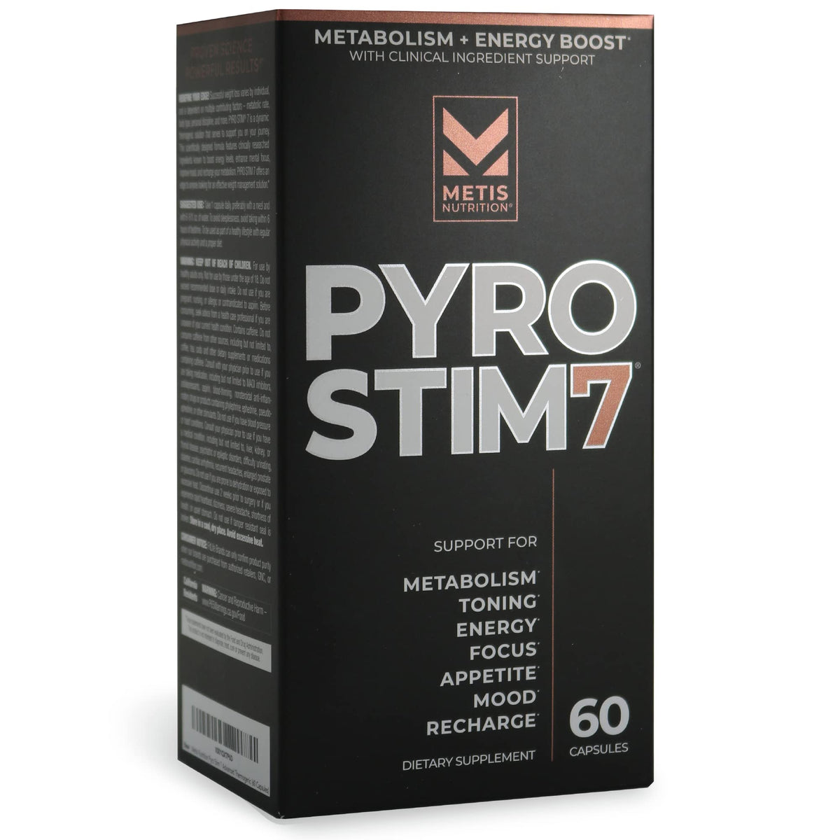 METISNutrition Pyro Stim 7 Thermogenic - 60 Capsules