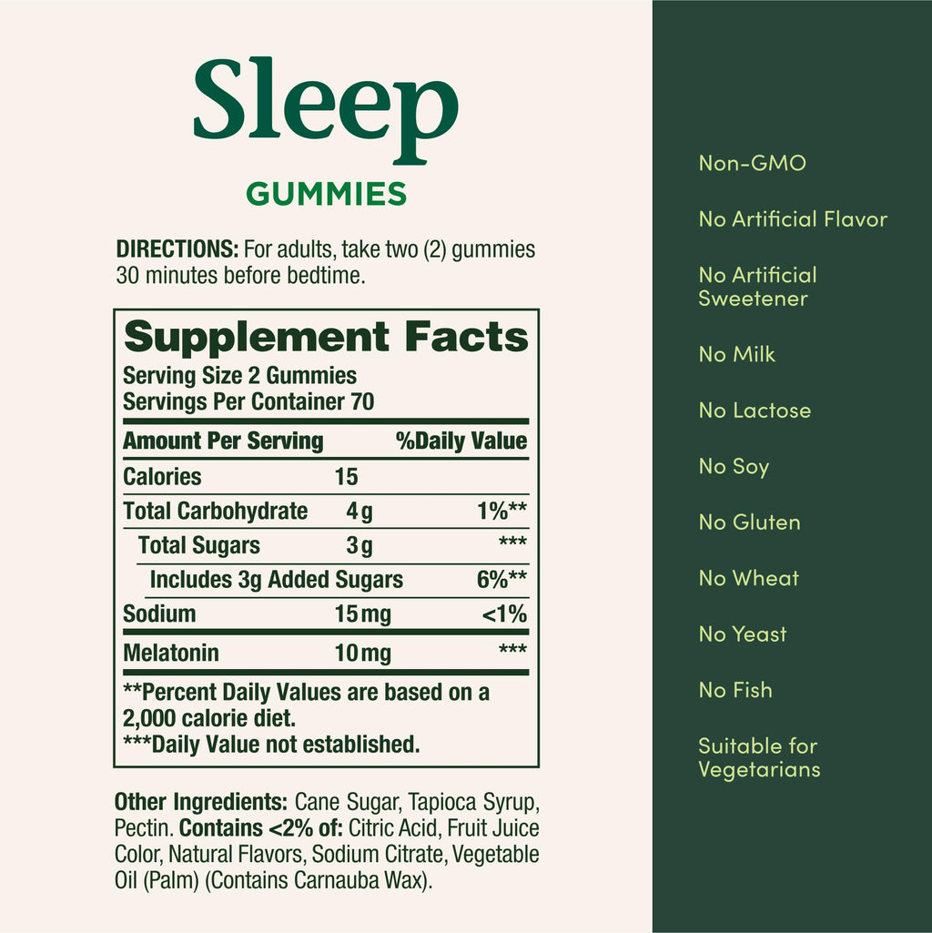 Nature's Bounty Melatonin 10 mg Gummies Blueberry - 140 Count - image 5