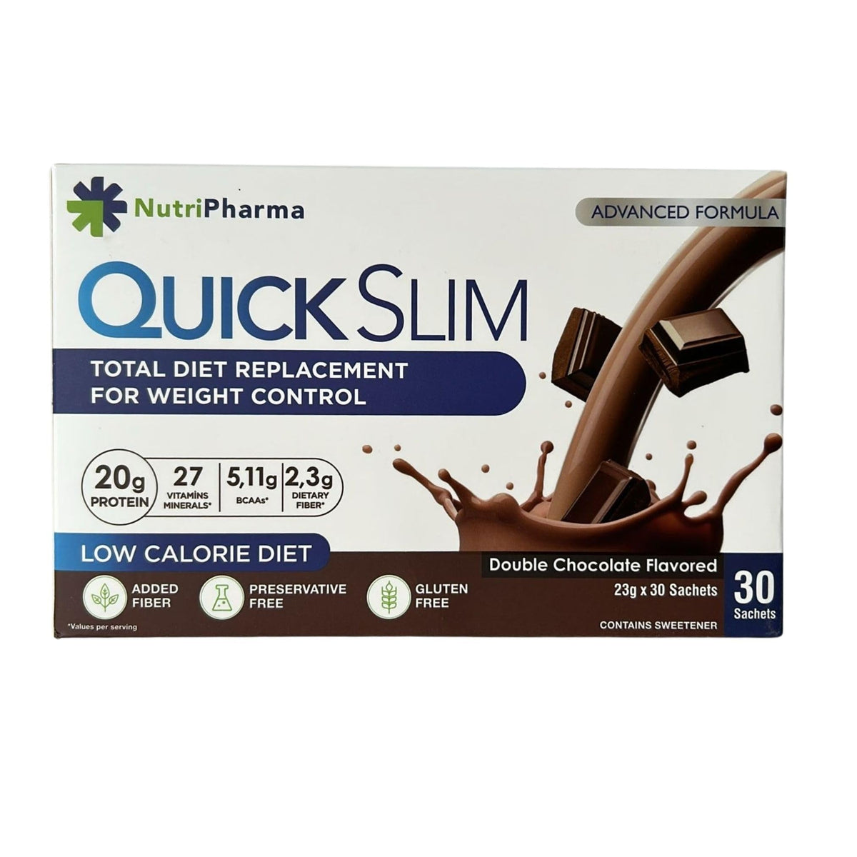 NUTRIPHARMA Quick Slim Quick Slim Meal Replacement Shakes for Weight