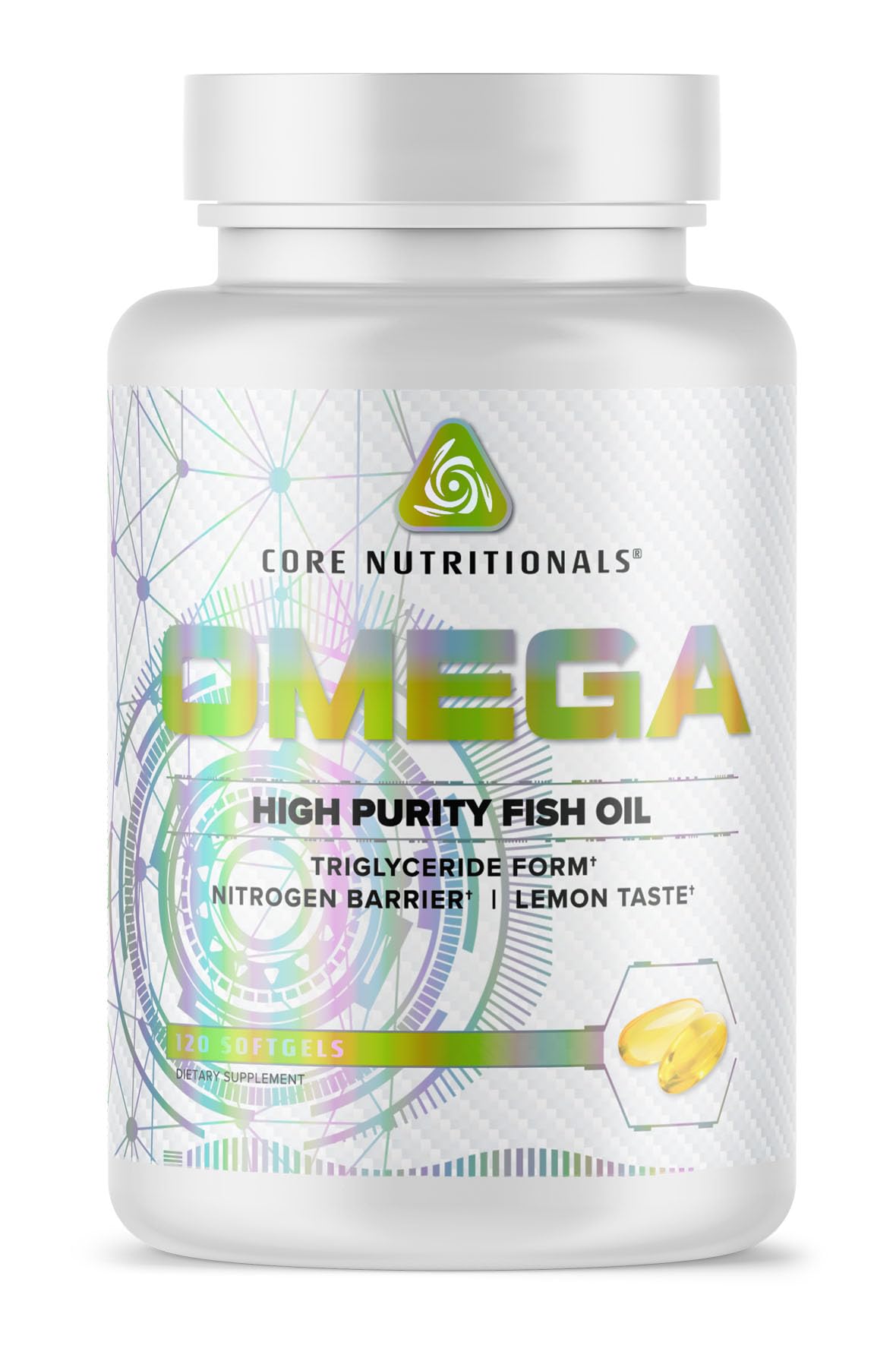 Core Nutritionals Omega Fish Oil Heart Health Support - 120 Softgels
