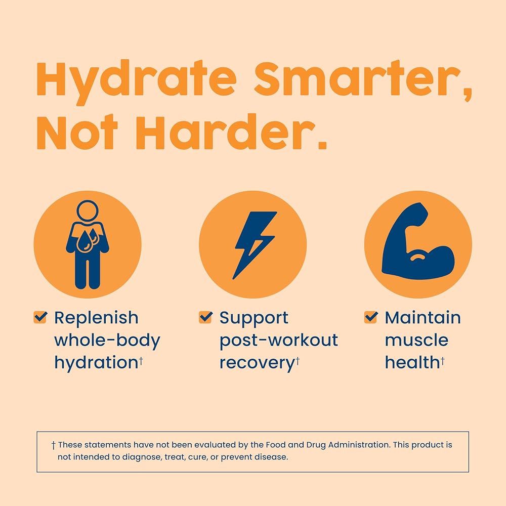 NativePath Hydrate Electrolyte Stick Packs Tangerine - 30 Count - image 3