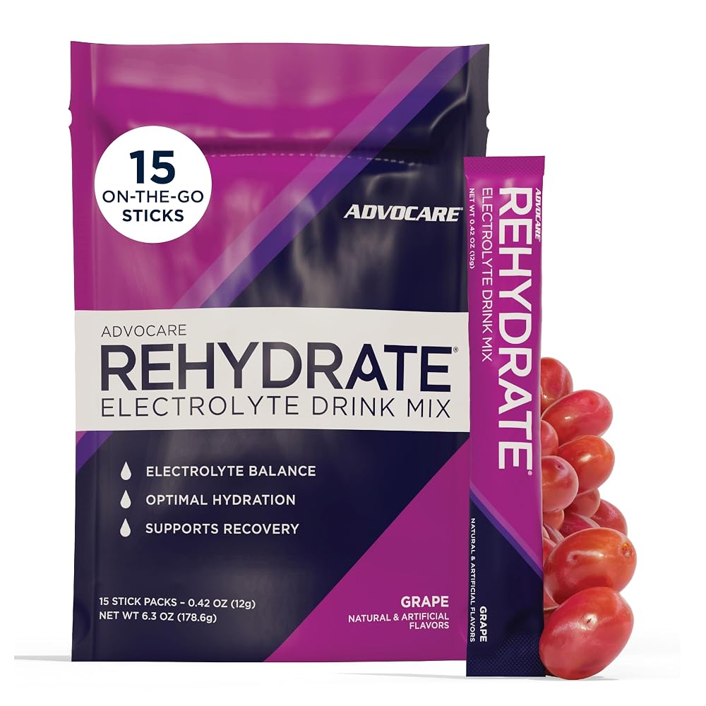 AdvoCare Rehydrate Electrolyte Drink Mix, Grape