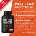 NutraChamps Digestive Enzymes with Probiotics for Bloating - 180 Capsules - image 2