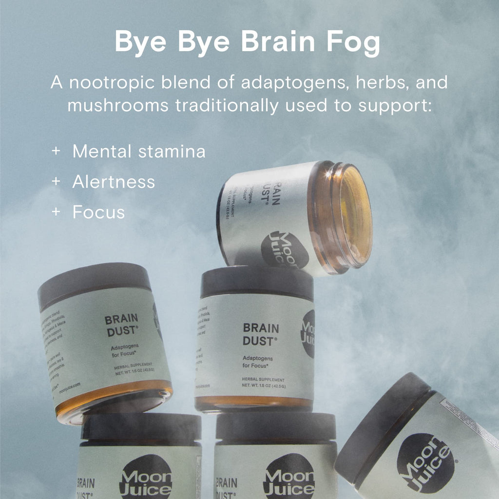 Moon Juice Brain Dust Mushroom Supplement for Memory & Focus - 1.5oz - image 5
