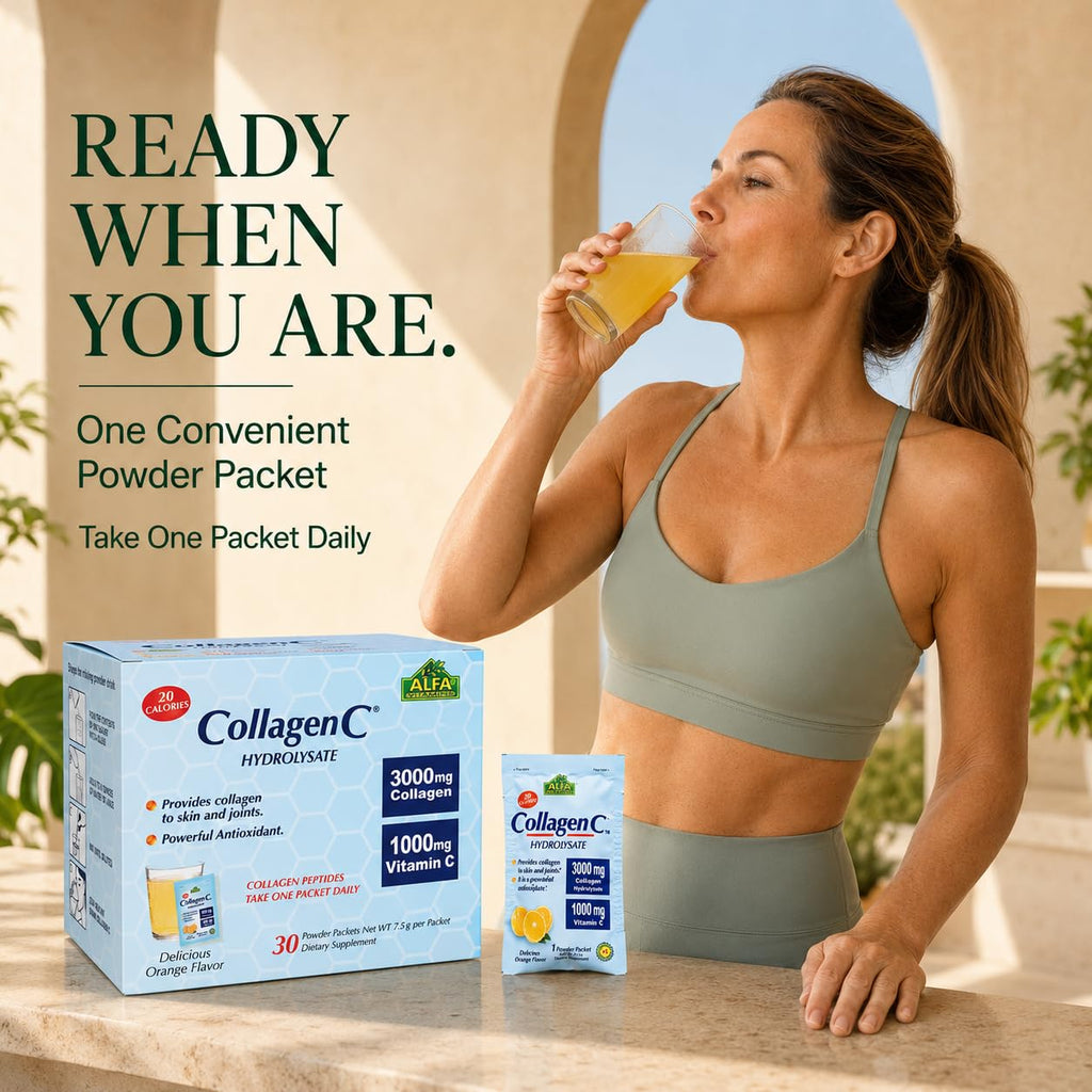 ALFA VITAMINS Collagen C Peptides Powder Skin Support - 30 Sachets - image 6