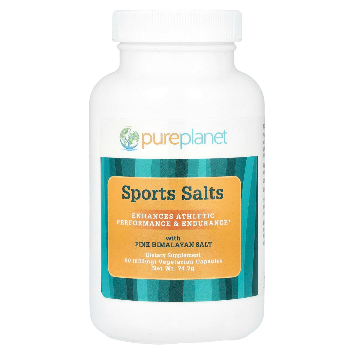 PURE PLANET Sports Salts Electrolytes - 90 Vegetarian Capsules
