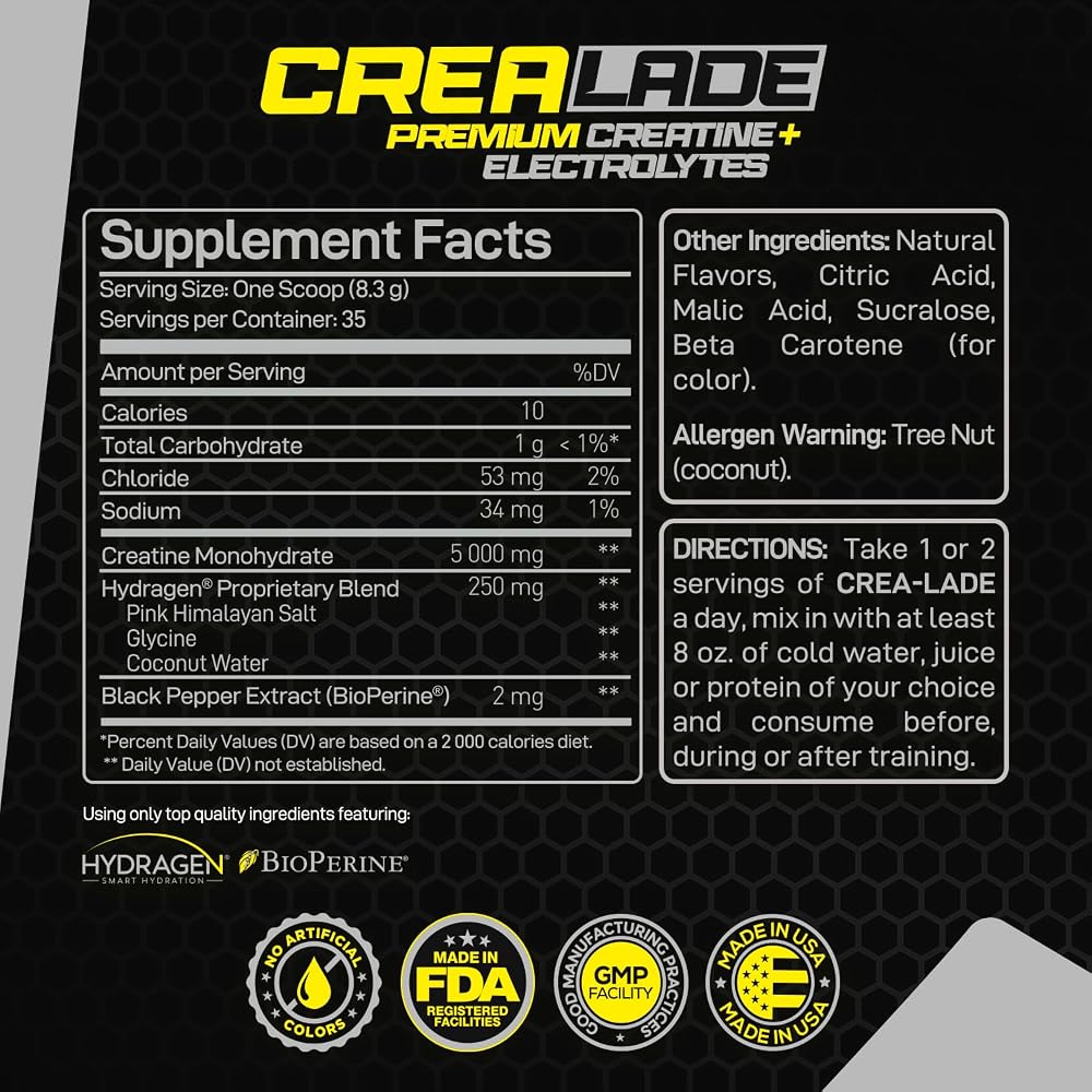 Forzagen CREA-Lade Creatine Monohydrate Powder - 35 Servings - image 2