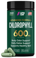 Alpha Flow Chlorophyll 600 mg Capsules - 120 Capsules
