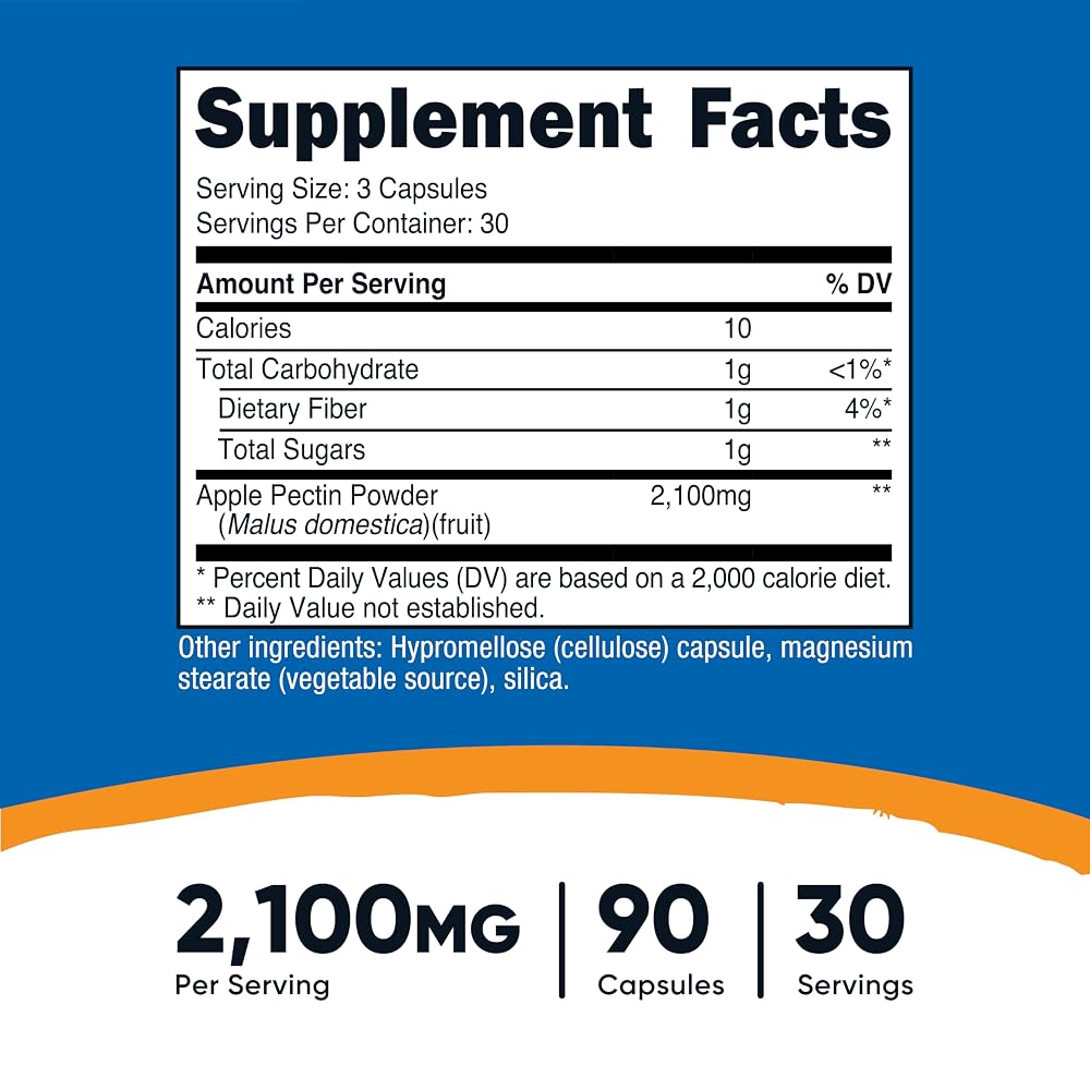 Nutricost Apple Pectin Capsules