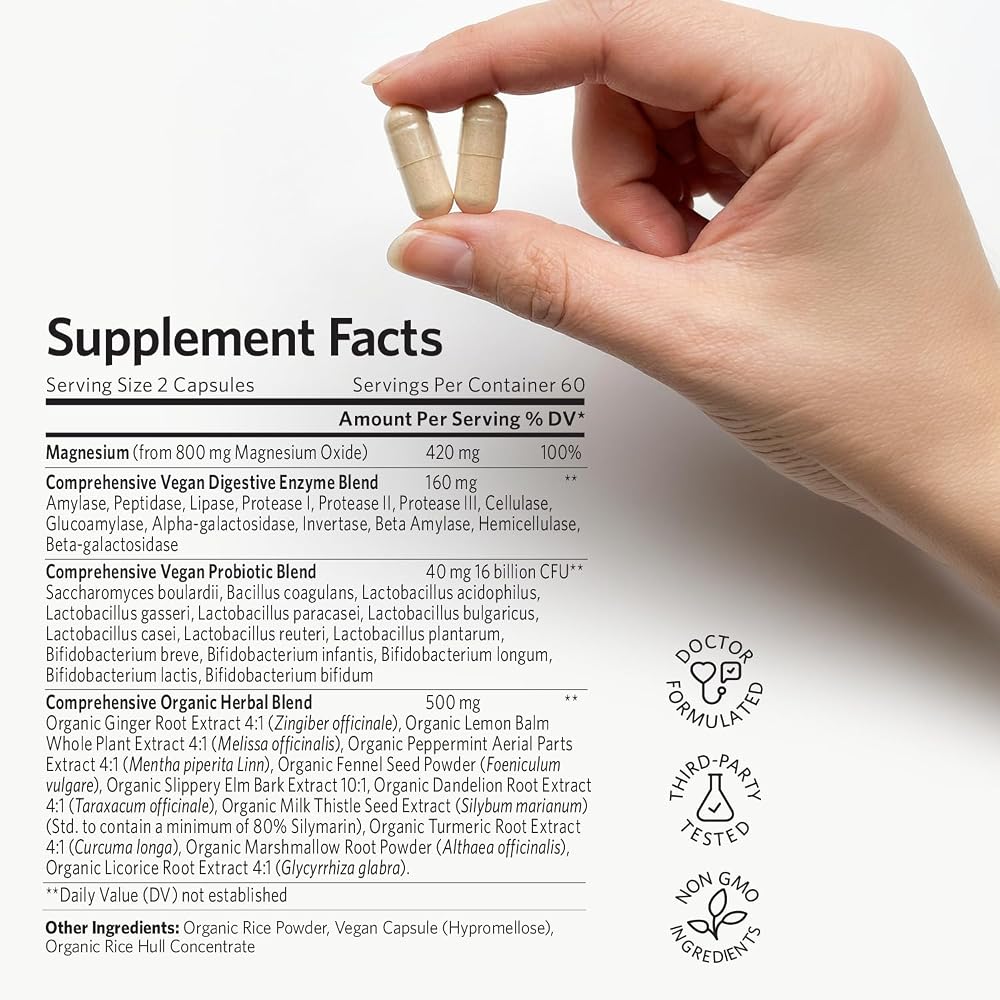 GLO Organic Herb Capsules - Vegan