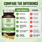 Procapsin Natural Vegan Vitamin E Capsules, All 8 Forms
