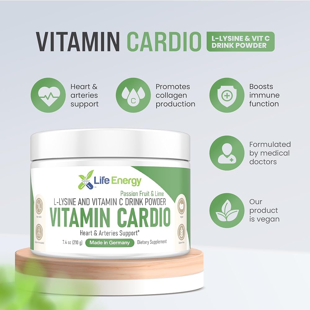 Life Energy Vitamin C & L-Lysine Drink Mix Powder - 210g - image 3