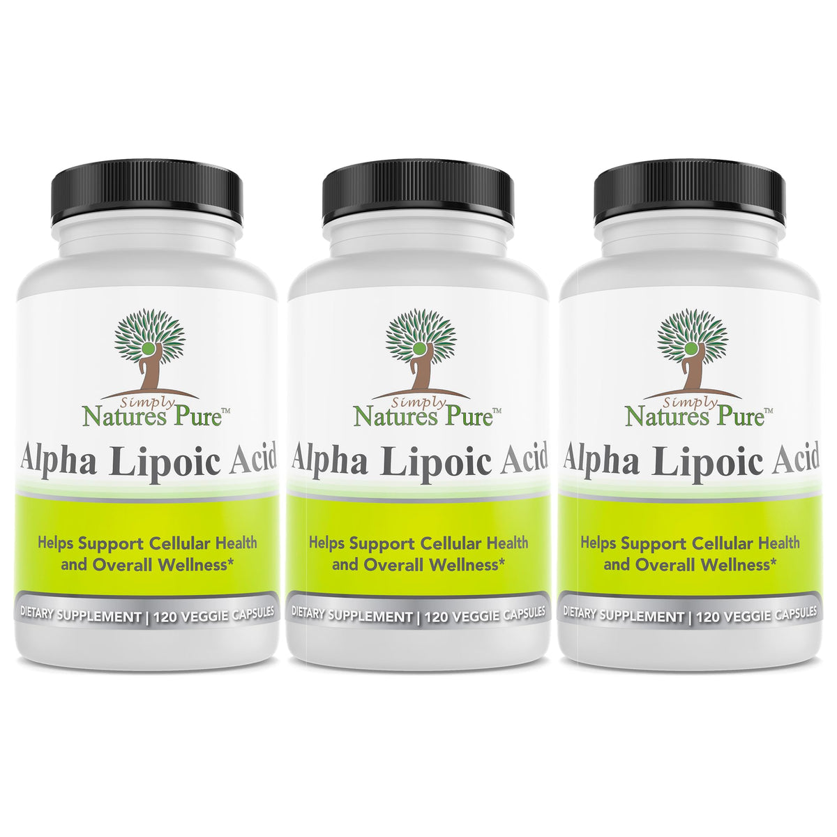 Simply Natures Pure Astragalus Alpha Lipoic Acid 600mg Capsules