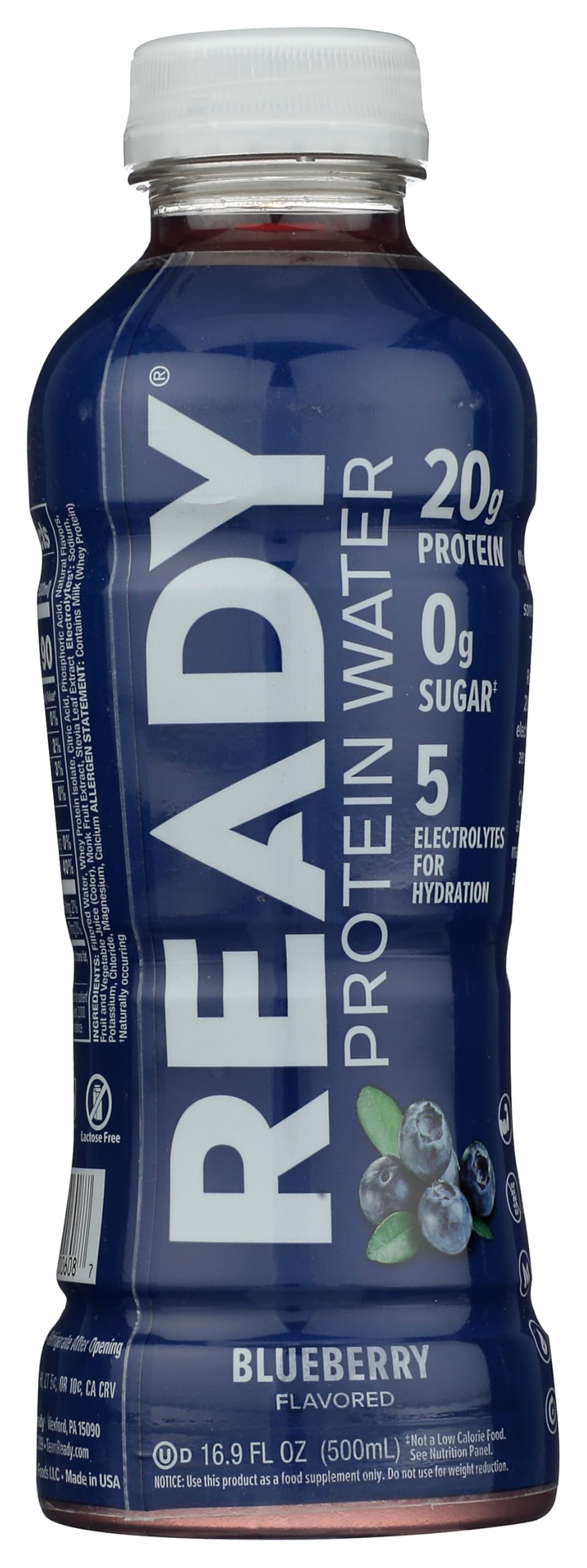 Come Ready Protein Water Blueberry - 16.9 Fl Oz - image 2