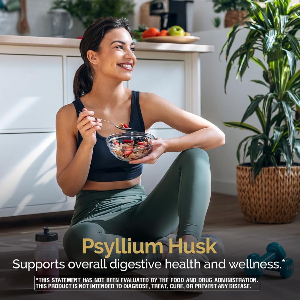 Nature's Wonder Psyllium Husk 500 mg Capsules for Digestive Health - 200 Count - image 4