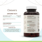 HerbEra Cleavers Vegan Capsules Lymphatic Support - 120 Capsules - image 3