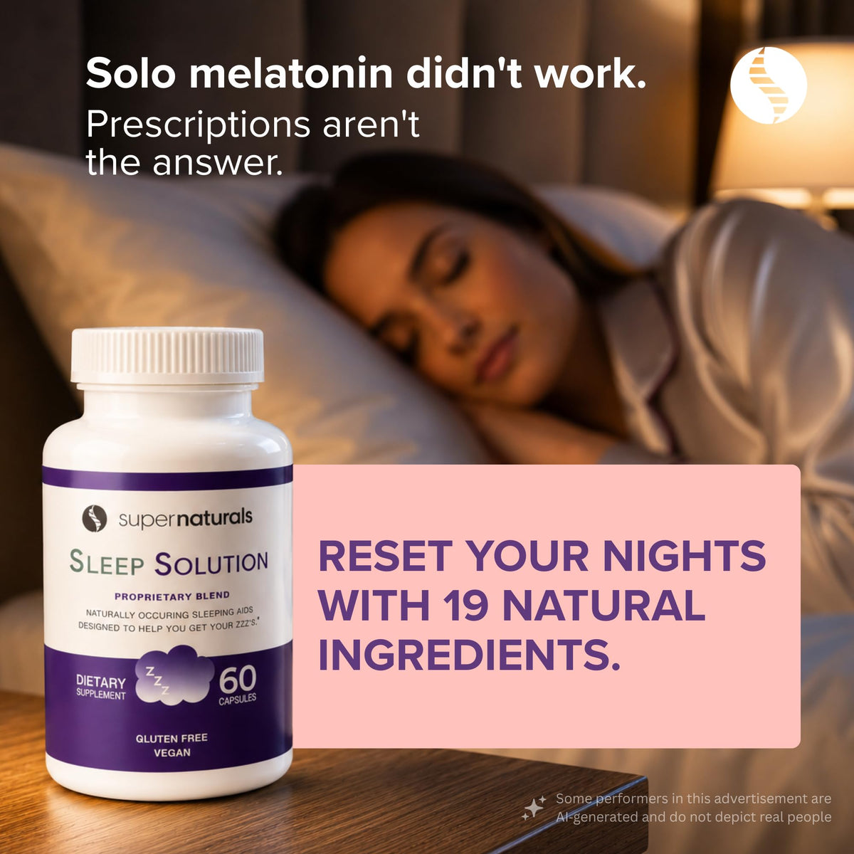 JLM Nutritionals Sleep Supplement with Magnesium and Melatonin - 60 Capsules - image 2