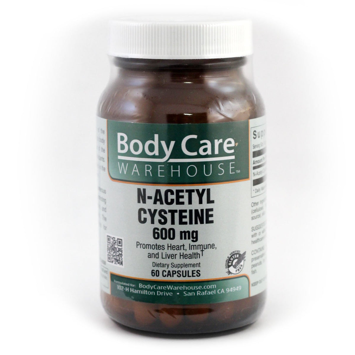 My Natures Delight N-Acetyl Cysteine 600 mg - 60 Vegetarian Capsules