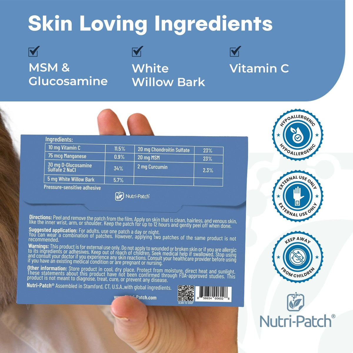 NUTRI-PATCH Inflam Body Patches with Turmeric & Glucosamine - 30 Count - image 7